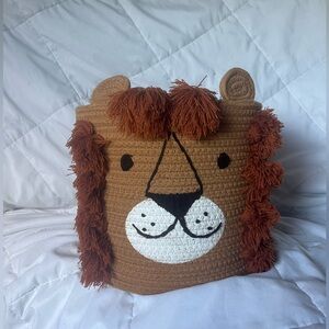 Target Lion Crochet Basket Medium